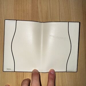 Valextra Passport Holder Made in Italy - PERGAMENA WHITE
